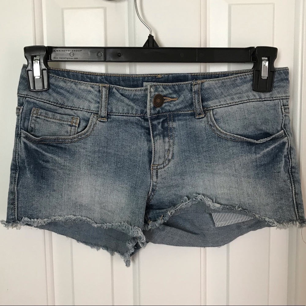 Forever 21 light colored blue jean shorts